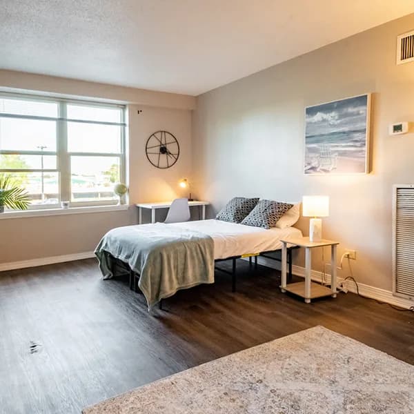 Cozy community lounge area